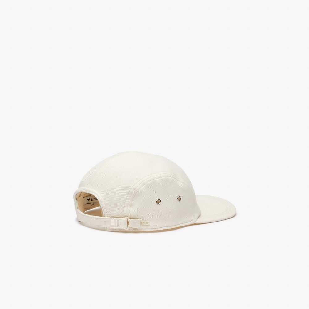 Lacoste Organic Cotton Girolle Cap White | THNV-12653