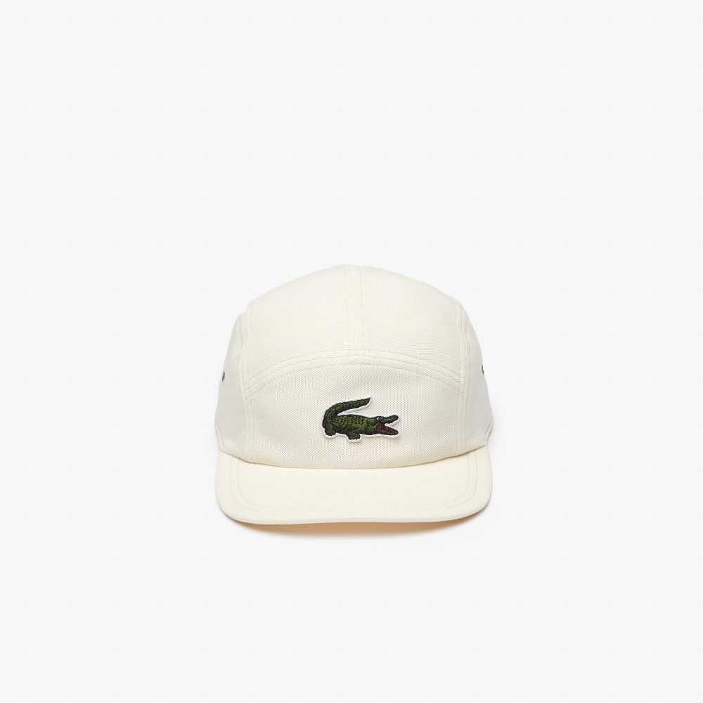 Lacoste Organic Cotton Girolle Cap White | THNV-12653