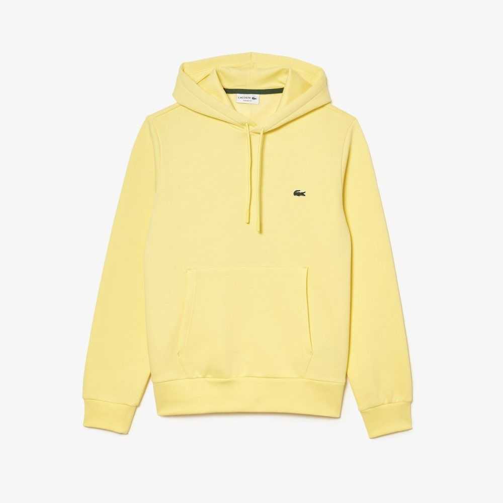 Lacoste Organic Cotton Hooded Sweatshirt Yellow | ATRP-70865