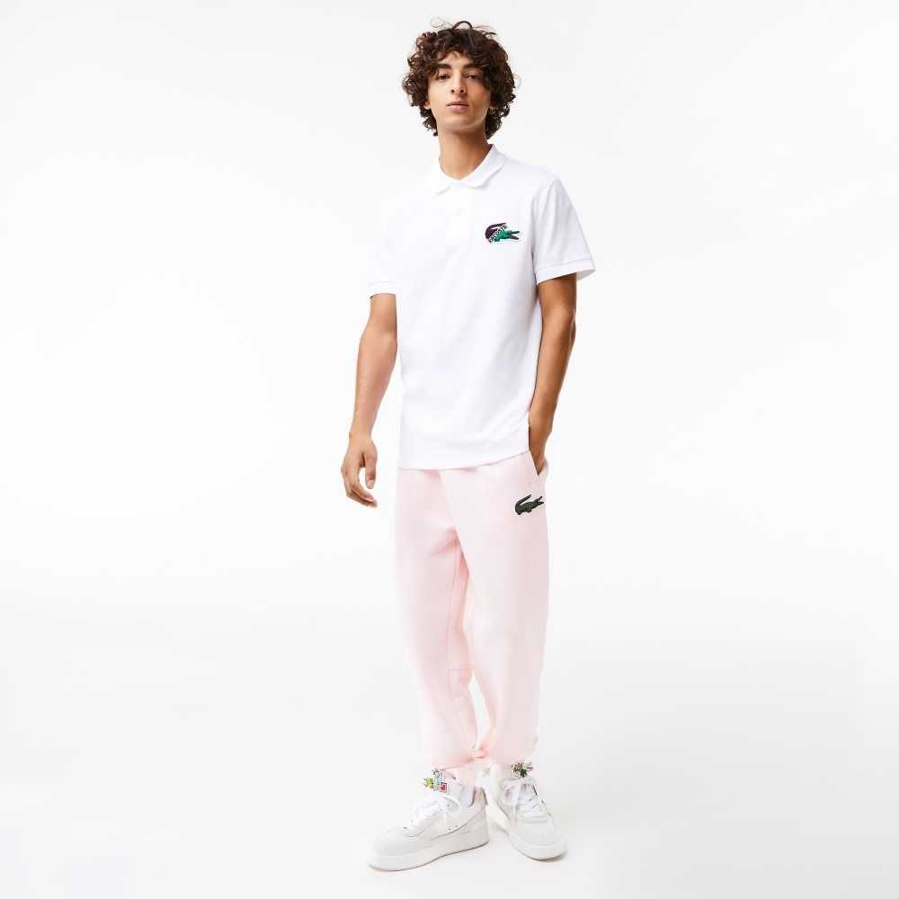 Lacoste Organic Cotton Pique Polo White | GUCT-62814