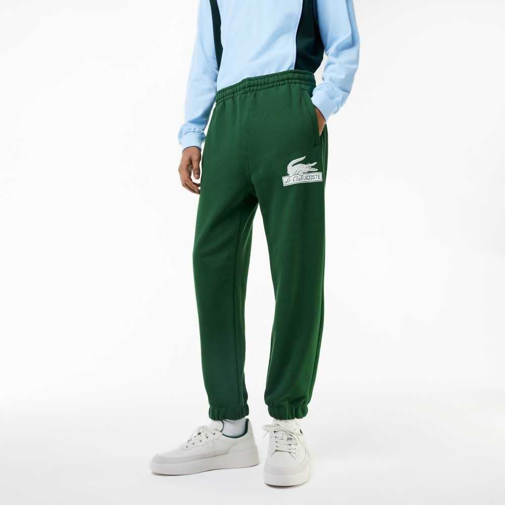 Lacoste Organic Cotton Track Pants Green | GIUN-27460