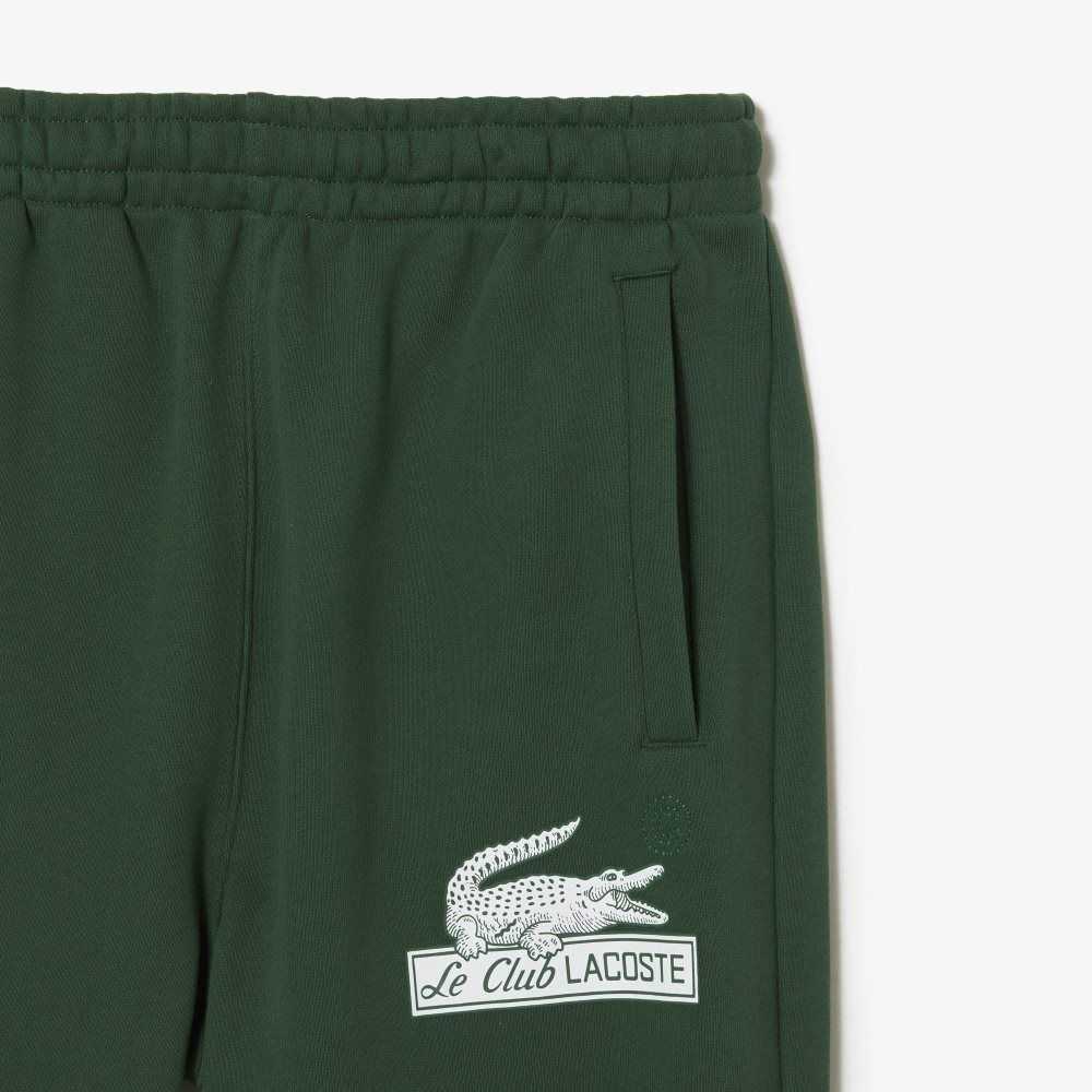 Lacoste Organic Cotton Track Pants Green | GIUN-27460