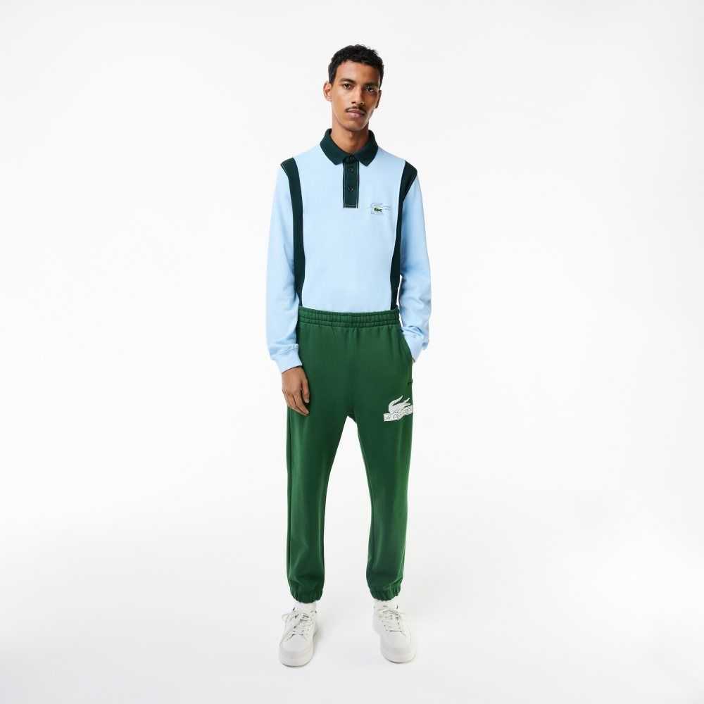 Lacoste Organic Cotton Track Pants Green | GIUN-27460