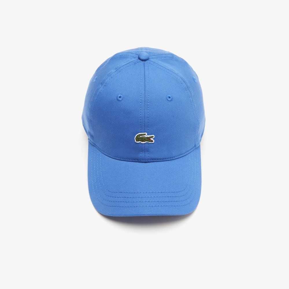 Lacoste Organic Cotton Twill Cap Blue | ASXU-60983