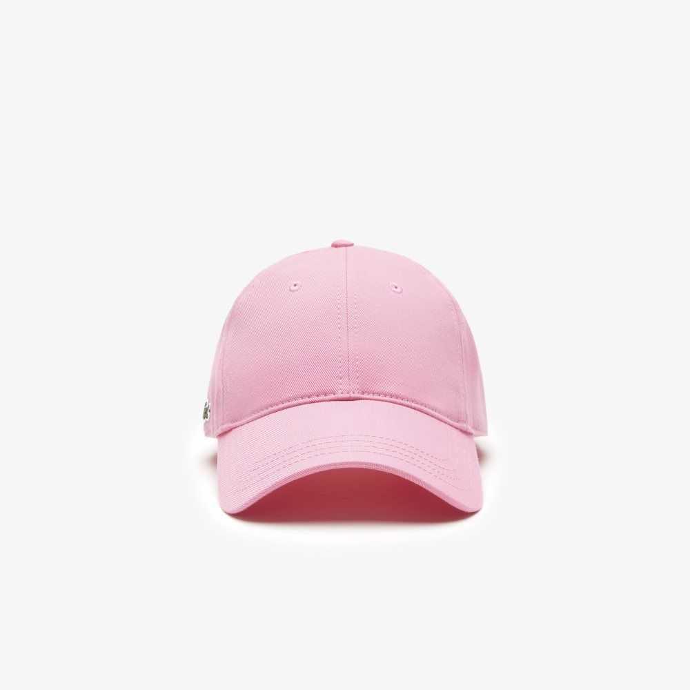 Lacoste Organic Cotton Twill Cap Pink | JDLQ-29308