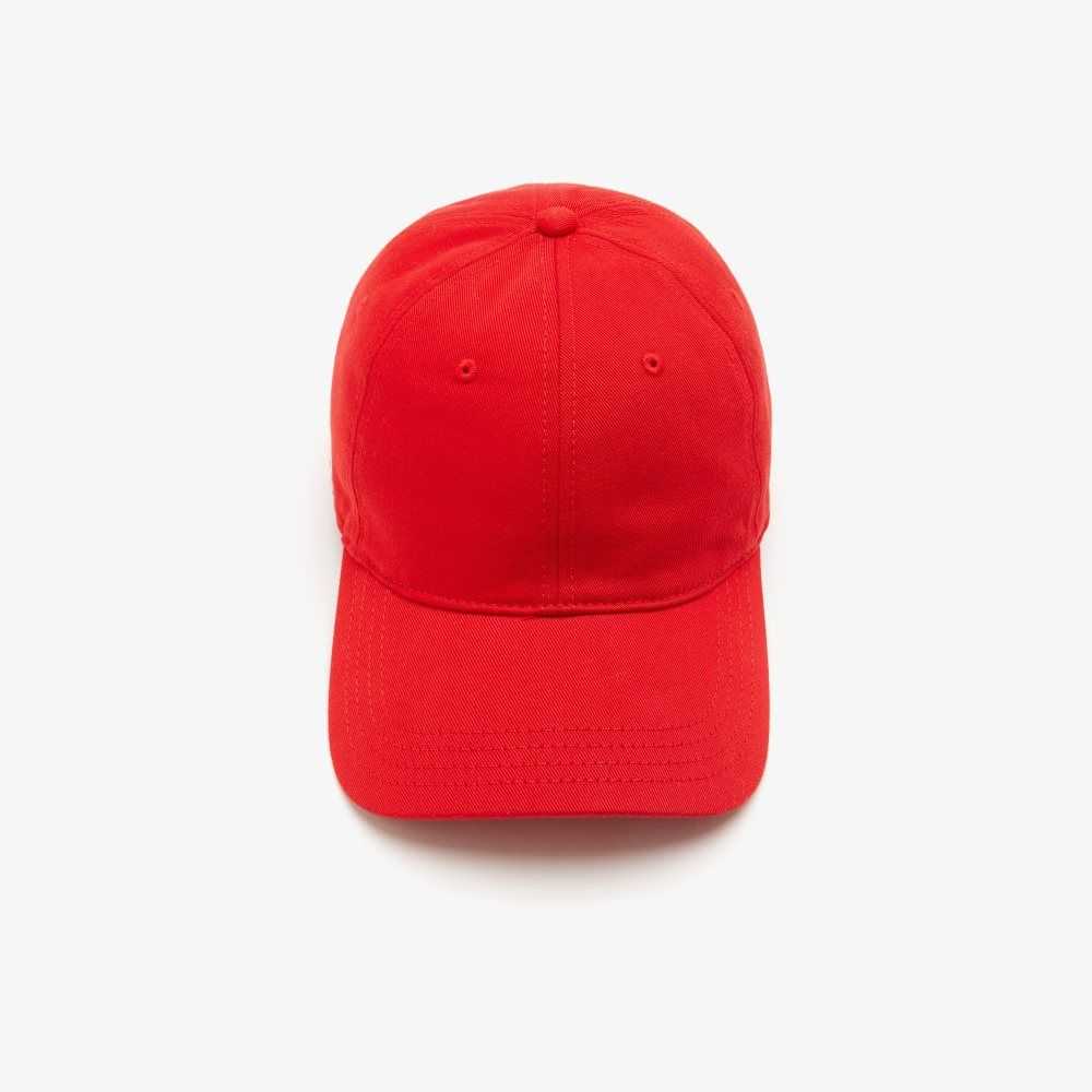 Lacoste Organic Cotton Twill Cap Red | VYWS-50762