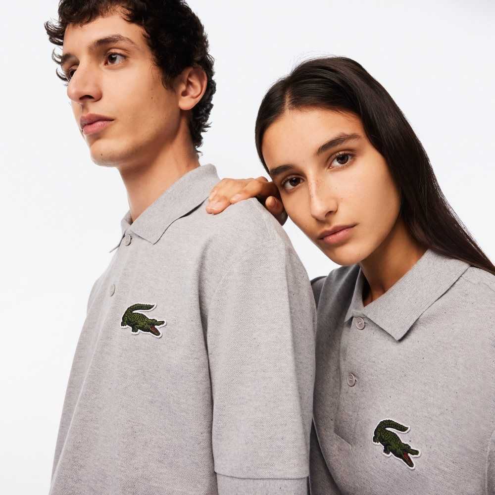 Lacoste Original L.12.12 Loose fit 80's crocodile Polo Grey Chine | JZLK-73954