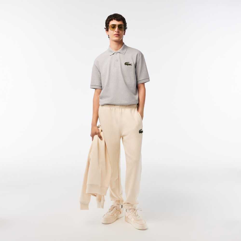 Lacoste Original L.12.12 Loose fit 80's crocodile Polo Grey Chine | LZOE-45802