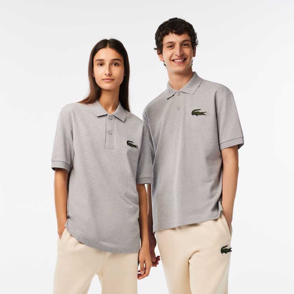 Lacoste Original L.12.12 Loose fit 80\'s crocodile Polo Grey Chine | LZOE-45802