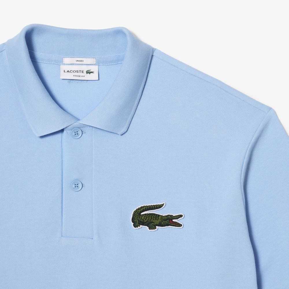 Lacoste Original L.12.12 Loose fit 80's crocodile Polo Blue | WITS-19053