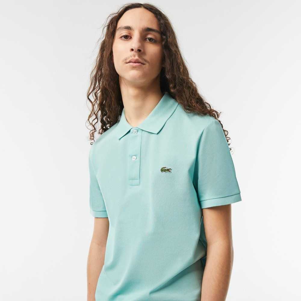 Lacoste Original L.12.12 Slim Fit Petit Pique Cotton Polo Mint | CLQR-92158