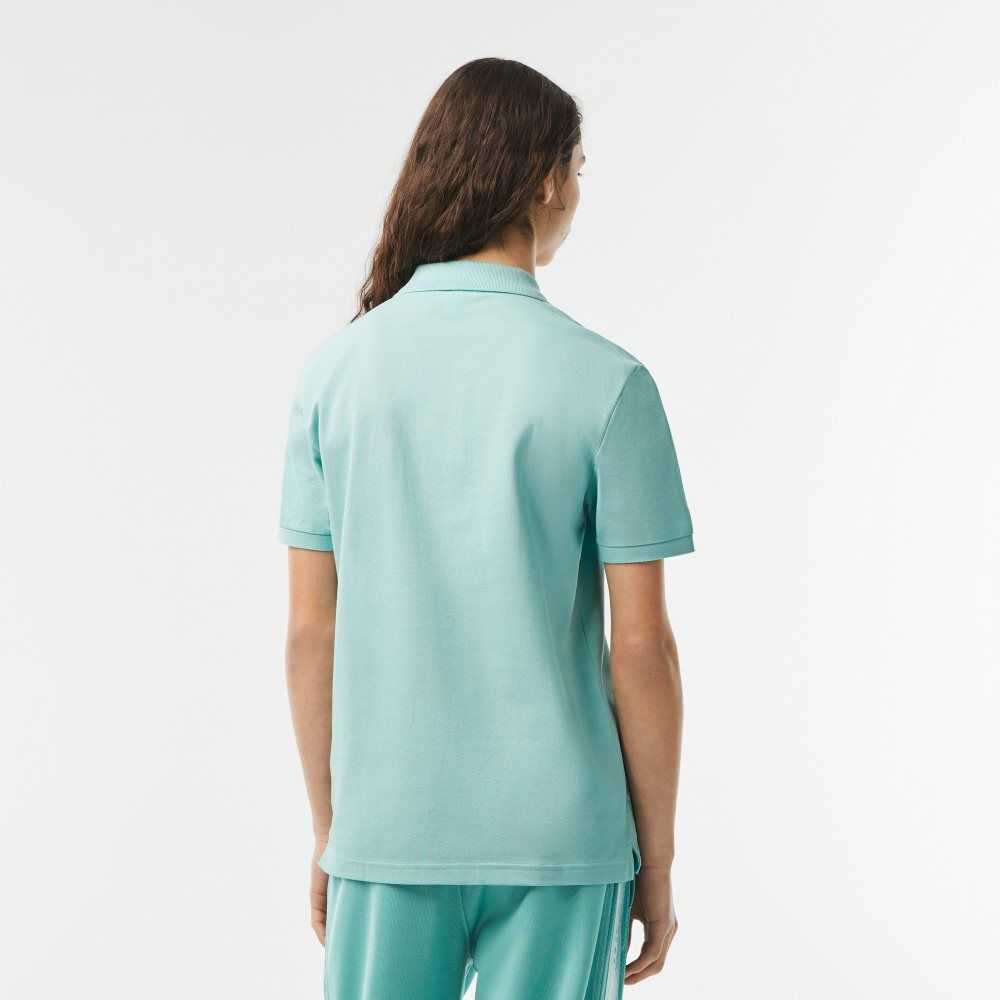 Lacoste Original L.12.12 Slim Fit Petit Pique Cotton Polo Mint | CLQR-92158