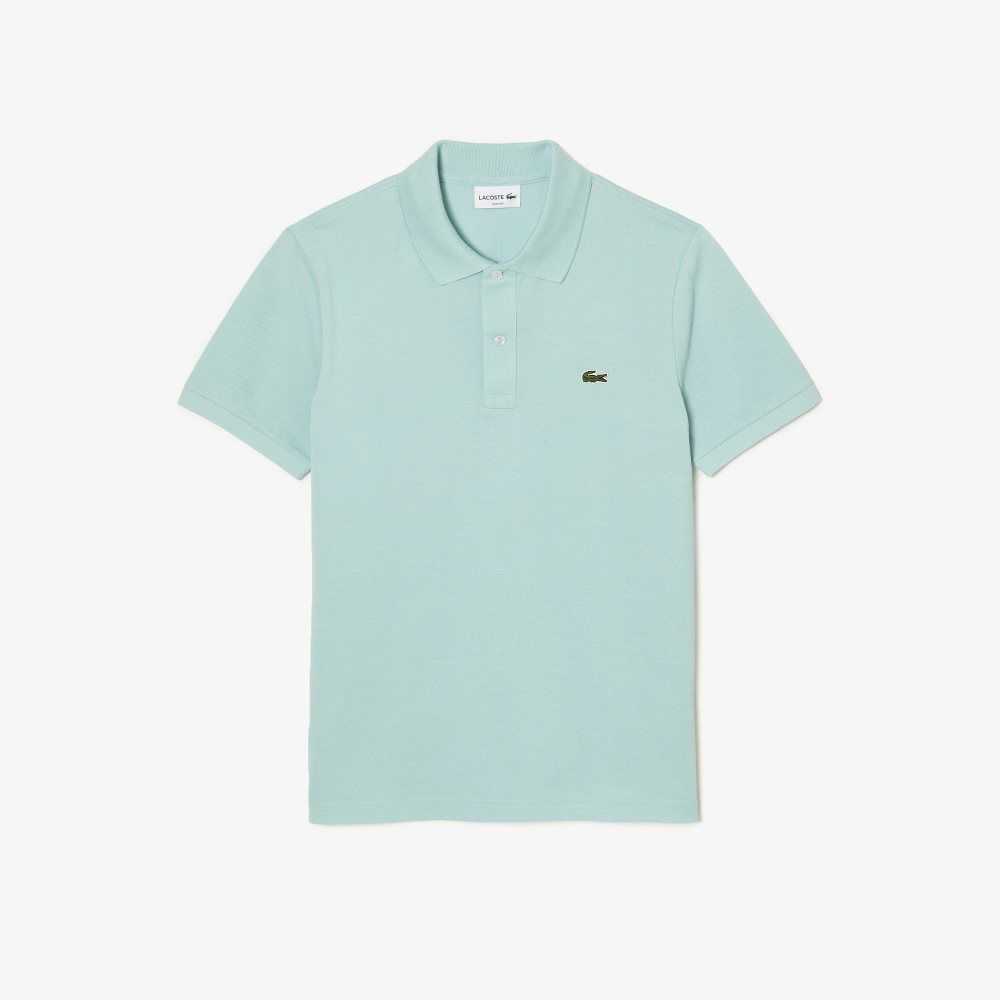 Lacoste Original L.12.12 Slim Fit Petit Pique Cotton Polo Mint | CLQR-92158