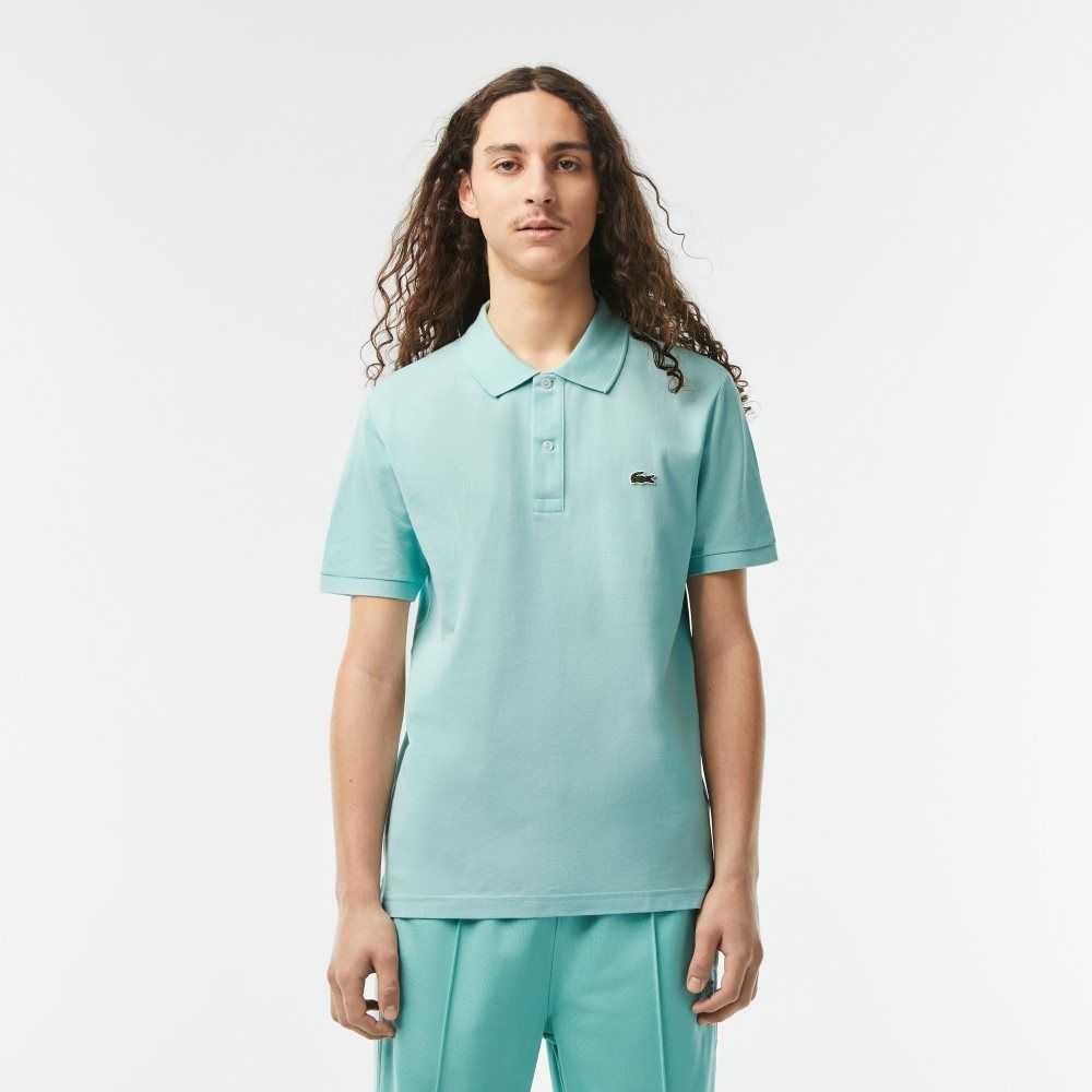 Lacoste Original L.12.12 Slim Fit Petit Pique Cotton Polo Mint | CLQR-92158