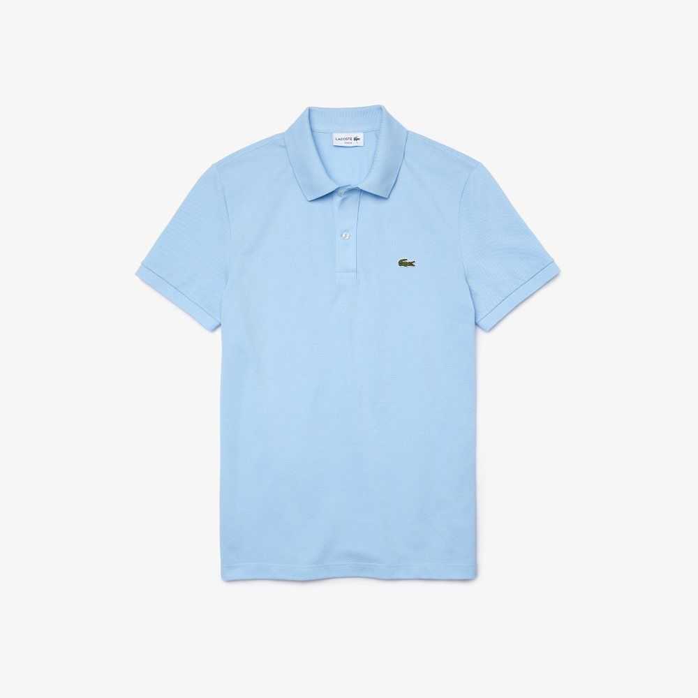 Lacoste Original L.12.12 Slim Fit Petit Pique Cotton Polo Blue | FZAP-81974