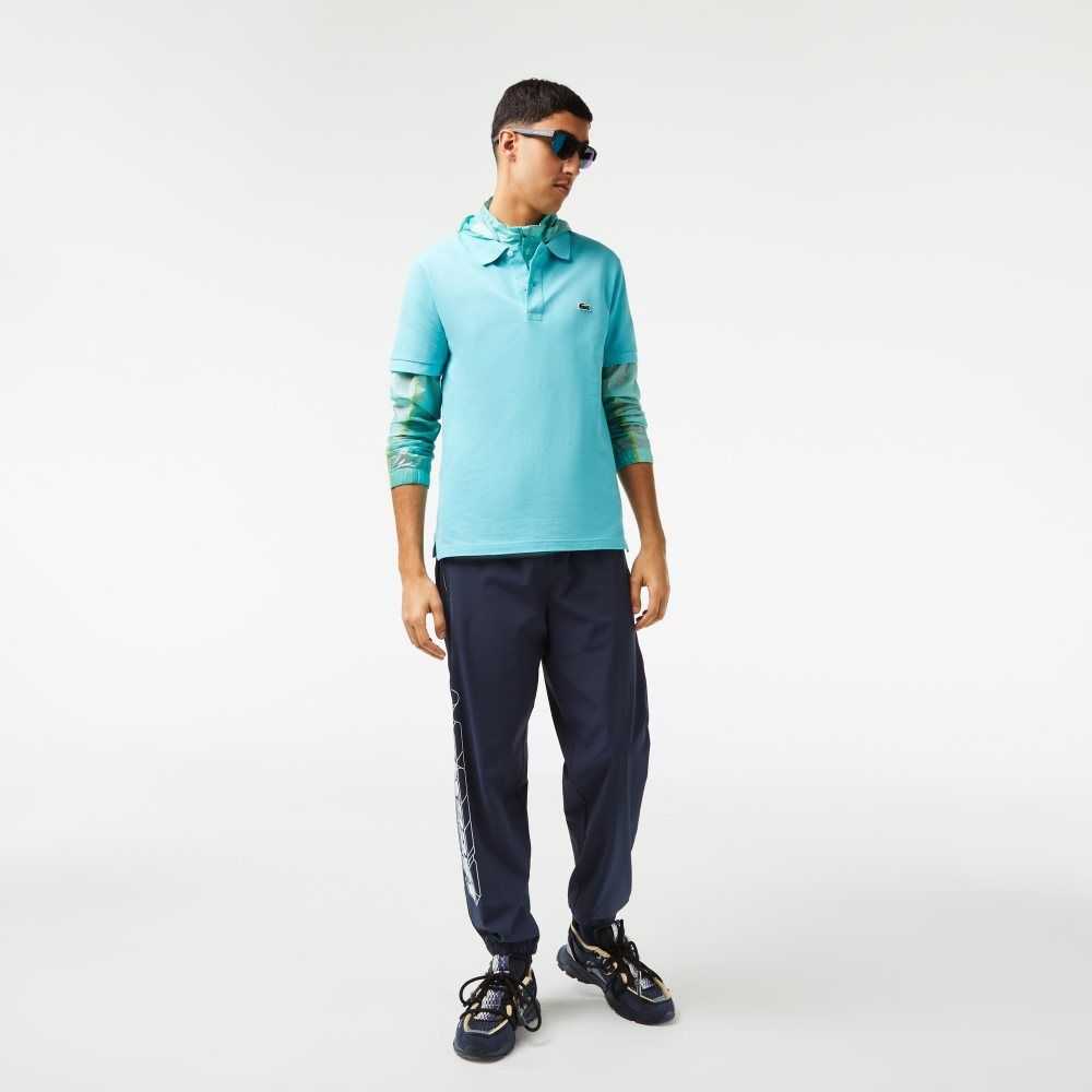 Lacoste Original L.12.12 Slim Fit Petit Pique Cotton Polo Mint | HGSW-50816