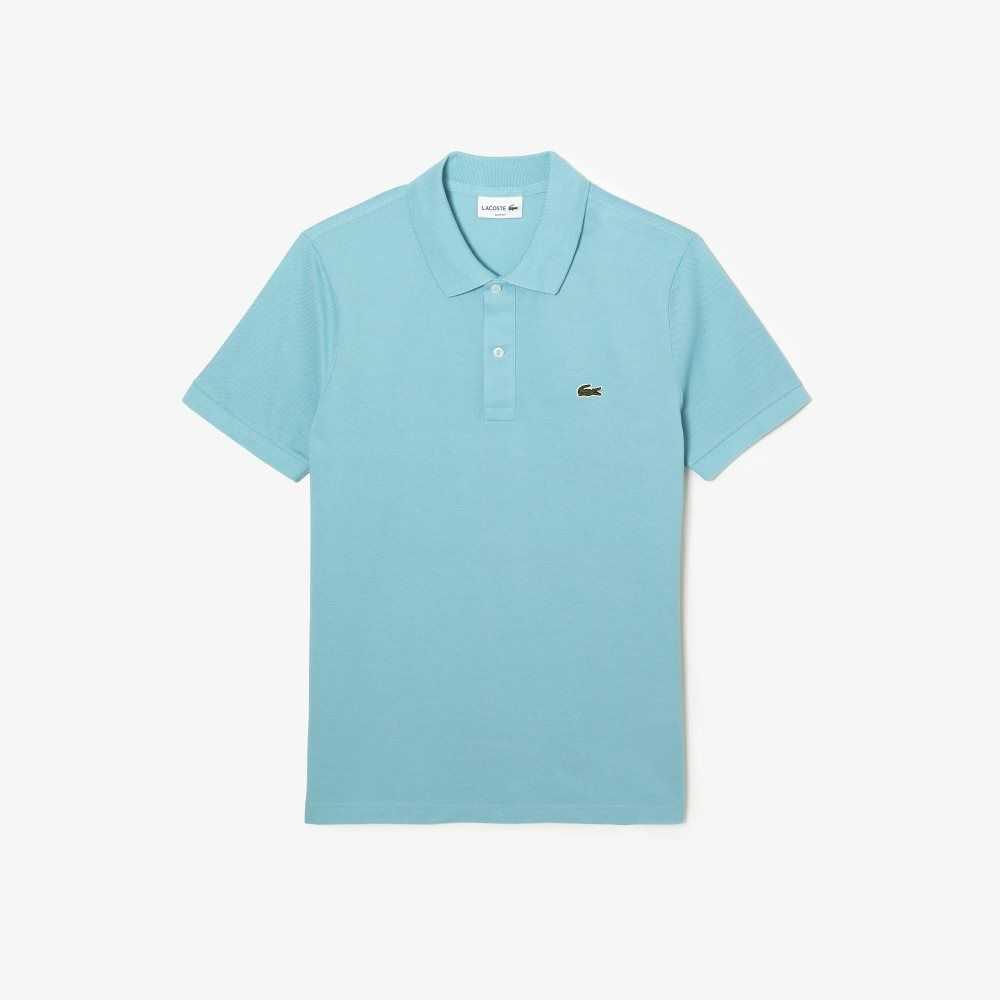 Lacoste Original L.12.12 Slim Fit Petit Pique Cotton Polo Mint | HGSW-50816