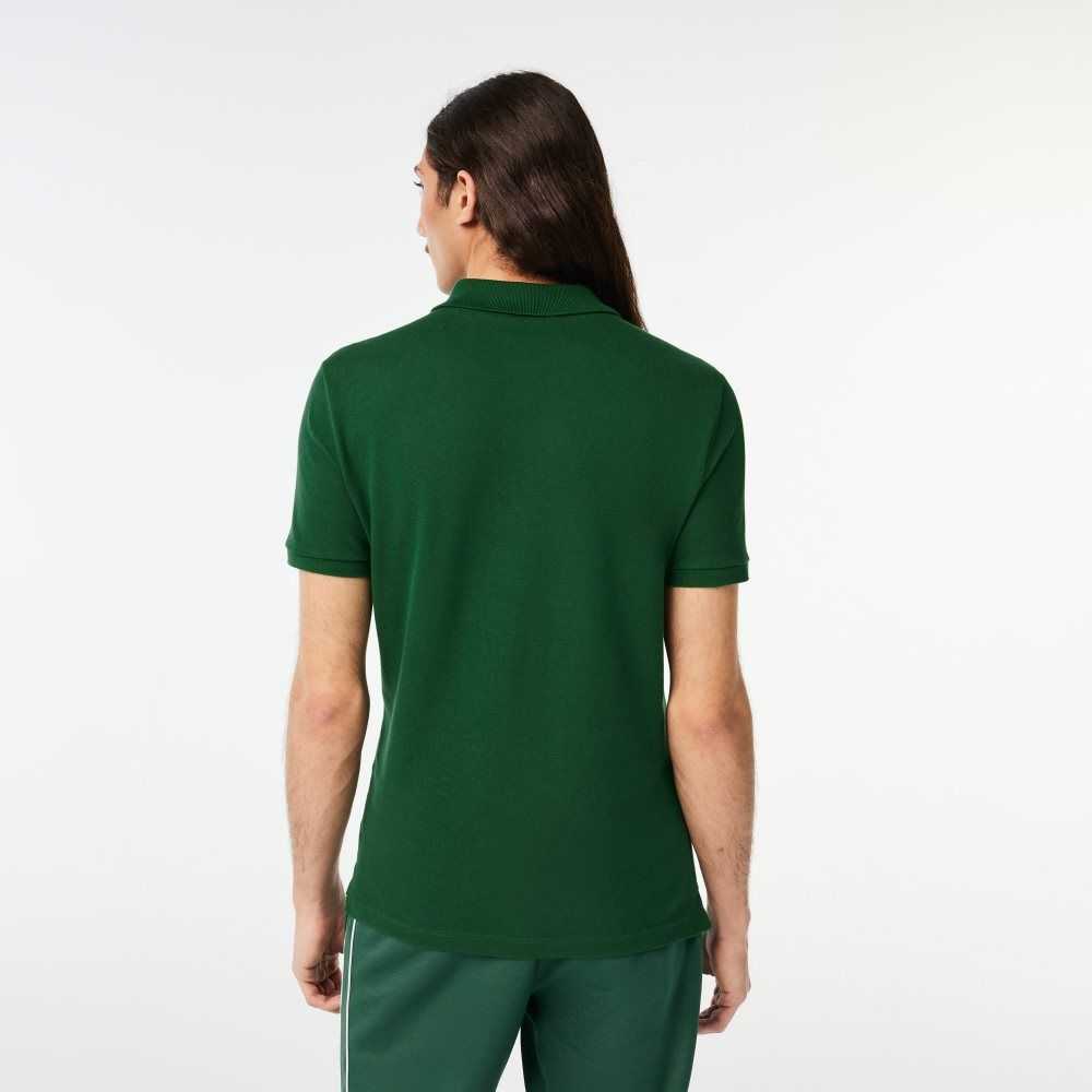Lacoste Original L.12.12 Slim Fit Petit Pique Cotton Polo Green | HRAX-31064