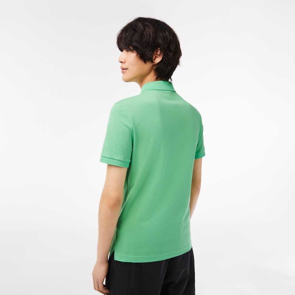 Lacoste Original L.12.12 Slim Fit Petit Pique Cotton Polo Green | INUW-87021