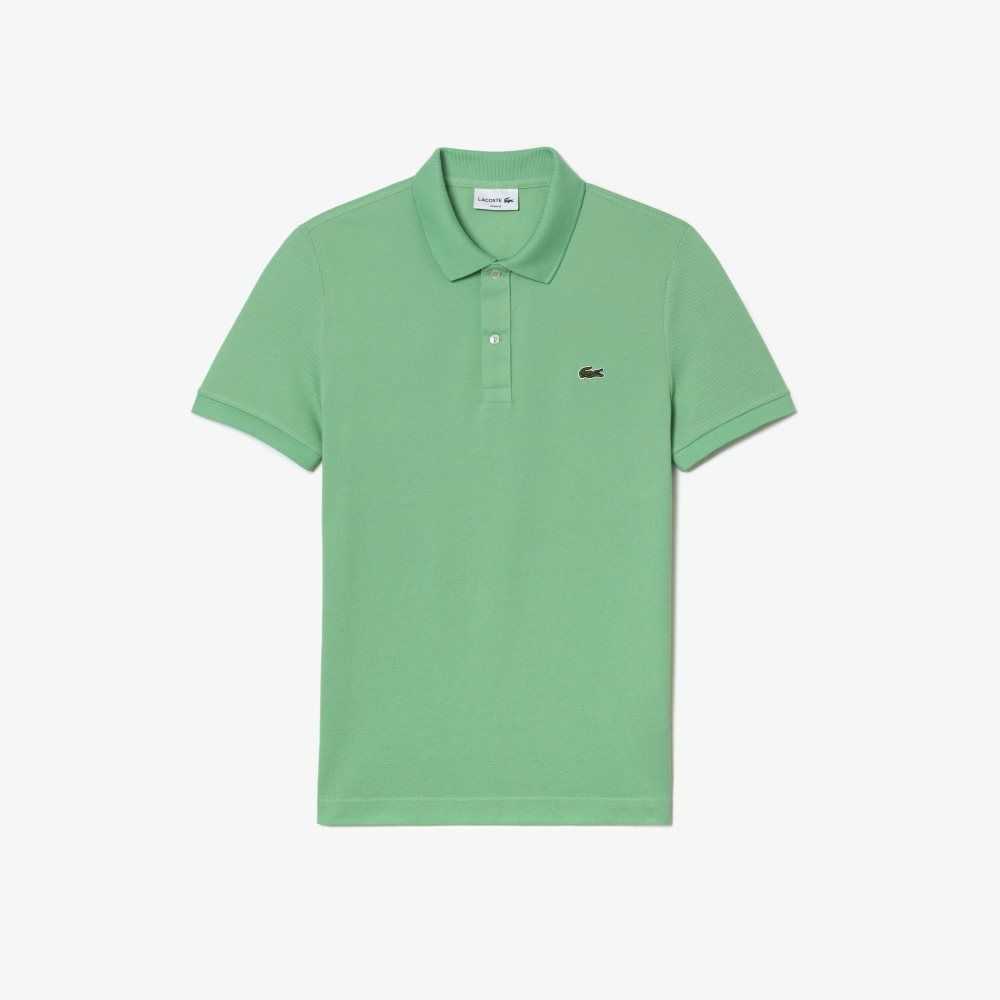 Lacoste Original L.12.12 Slim Fit Petit Pique Cotton Polo Green | INUW-87021