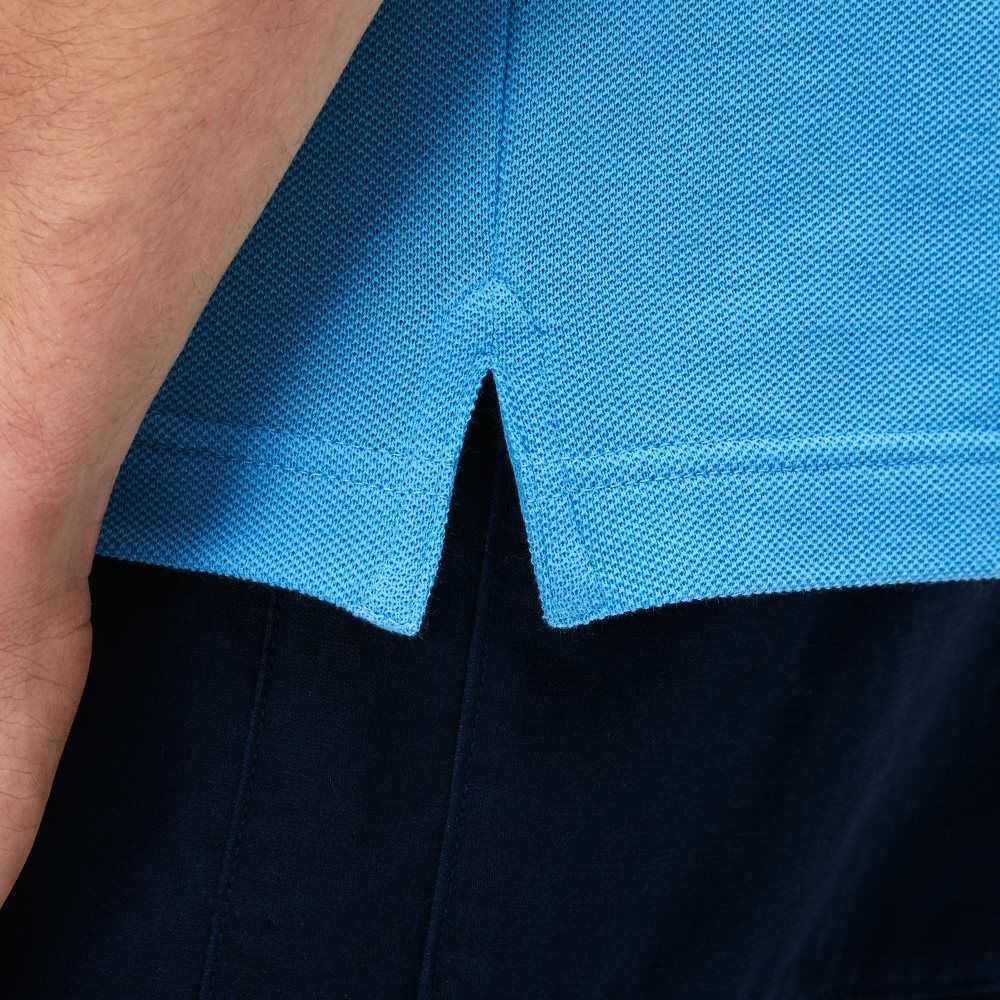Lacoste Original L.12.12 Slim Fit Petit Pique Cotton Polo Light Blue | QUFE-93846