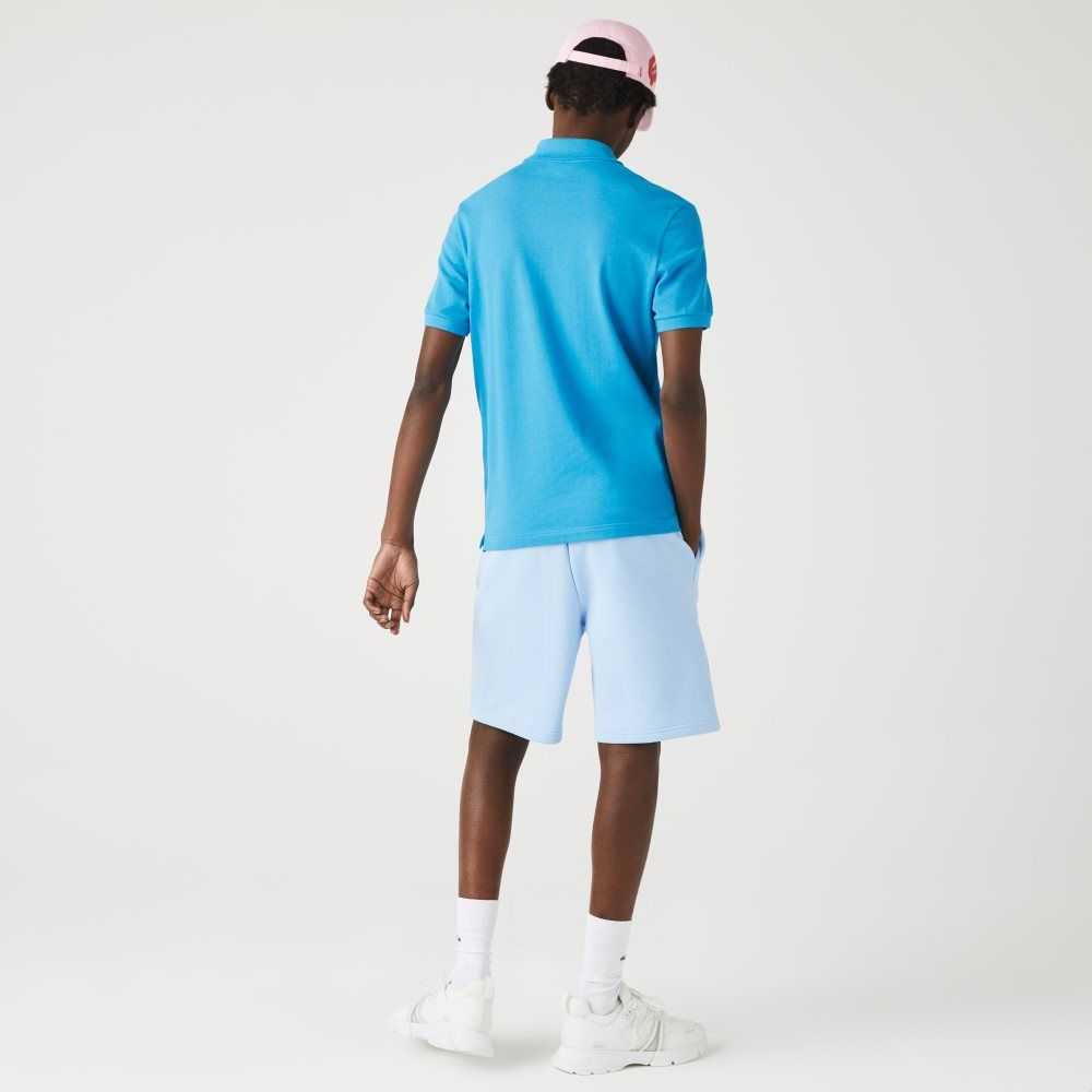 Lacoste Original L.12.12 Slim Fit Petit Pique Cotton Polo Turquoise | SIQJ-08692