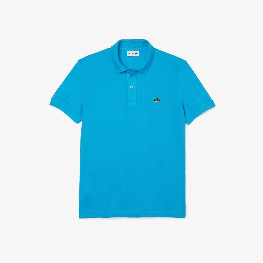 Lacoste Original L.12.12 Slim Fit Petit Pique Cotton Polo Turquoise | SIQJ-08692