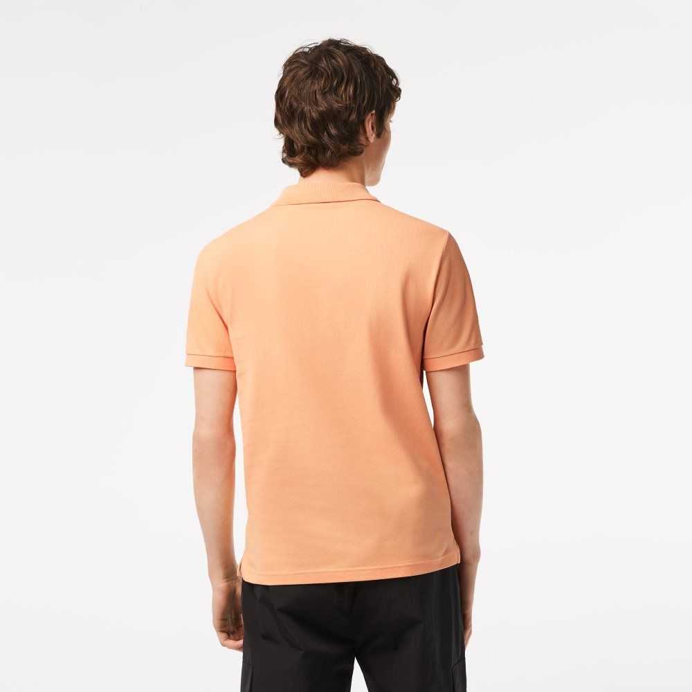 Lacoste Original L.12.12 Slim Fit Petit Pique Cotton Polo Light Orange | XTHN-95824