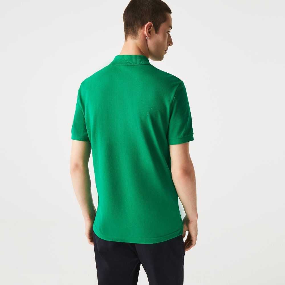 Lacoste Original L.12.12 Slim Fit Petit Pique Cotton Polo Green | YSAH-90743