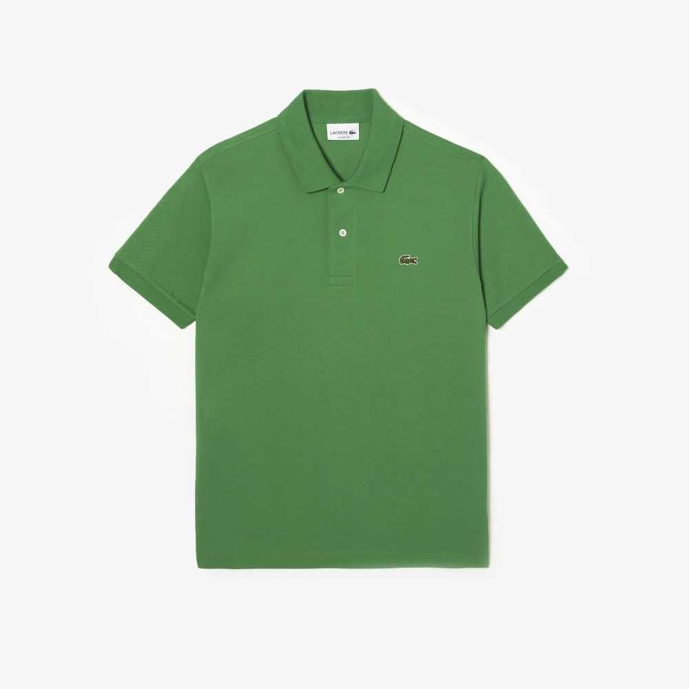 Lacoste Original L.12.12 petit pique cotton Polo Green | FLQY-43091