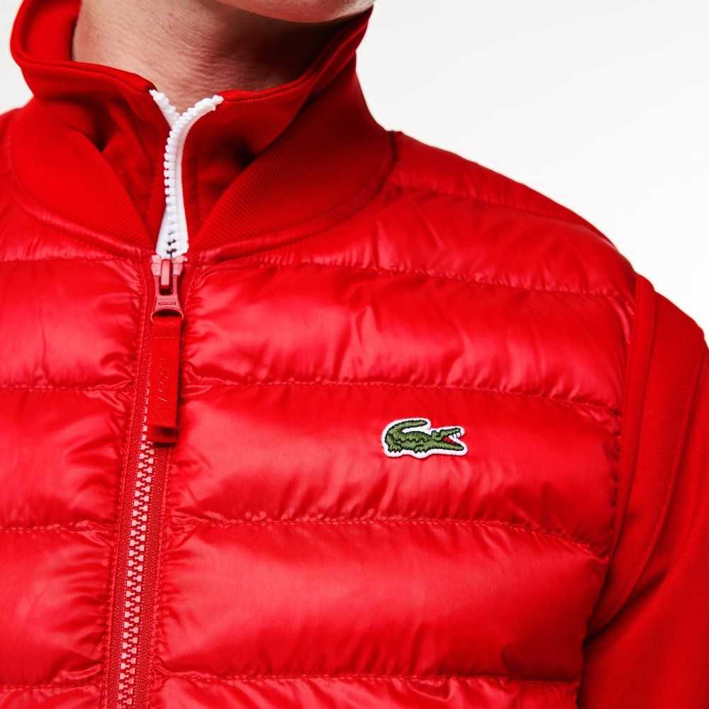 Lacoste Padded Water-Repellent Vest Red | TCGF-01987