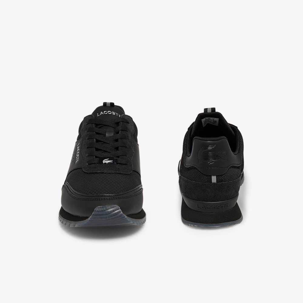 Lacoste Partner Luxe Sneakers Blk/Blk | TEVX-23584