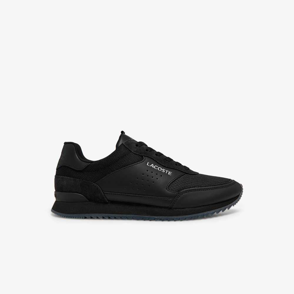 Lacoste Partner Luxe Sneakers Blk/Blk | TEVX-23584