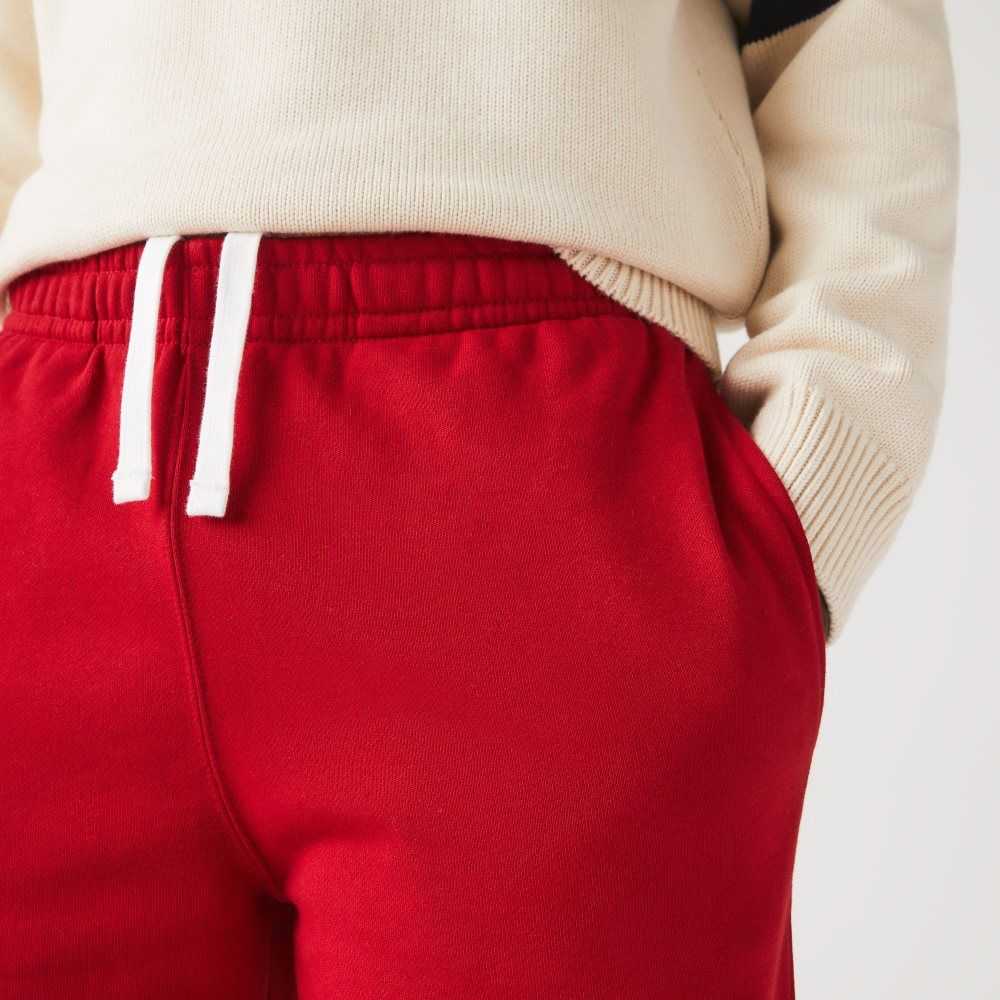 Lacoste Pennants L Badge Fleece Tracksuit Pants Red | EOSN-70518