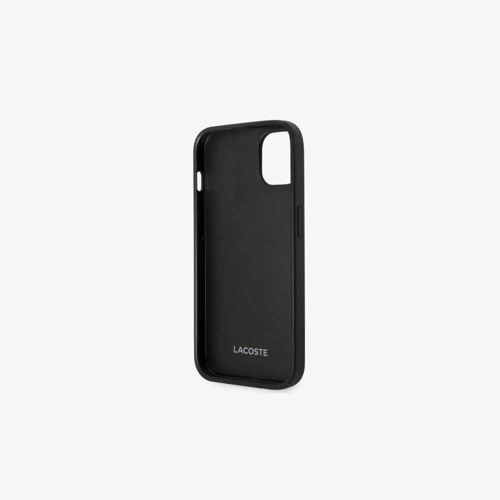 Lacoste Petit Pique Effect iPhone 14 Case Black | BYTL-07932