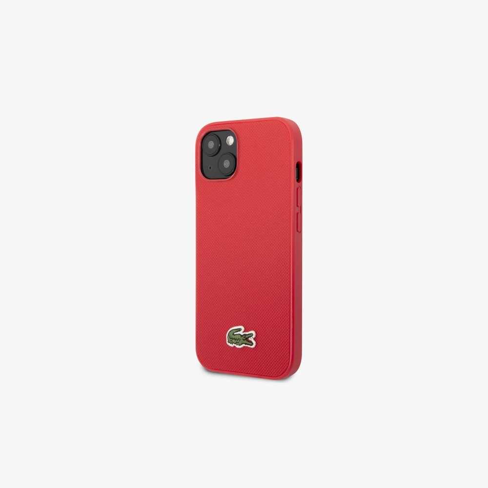 Lacoste Petit Pique Effect iPhone 14 Case Red | KECX-62598