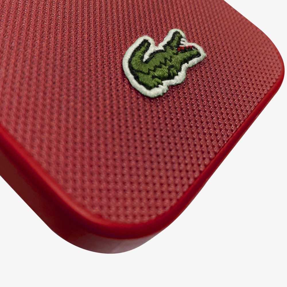 Lacoste Petit Pique Effect iPhone 14 Case Red | KECX-62598