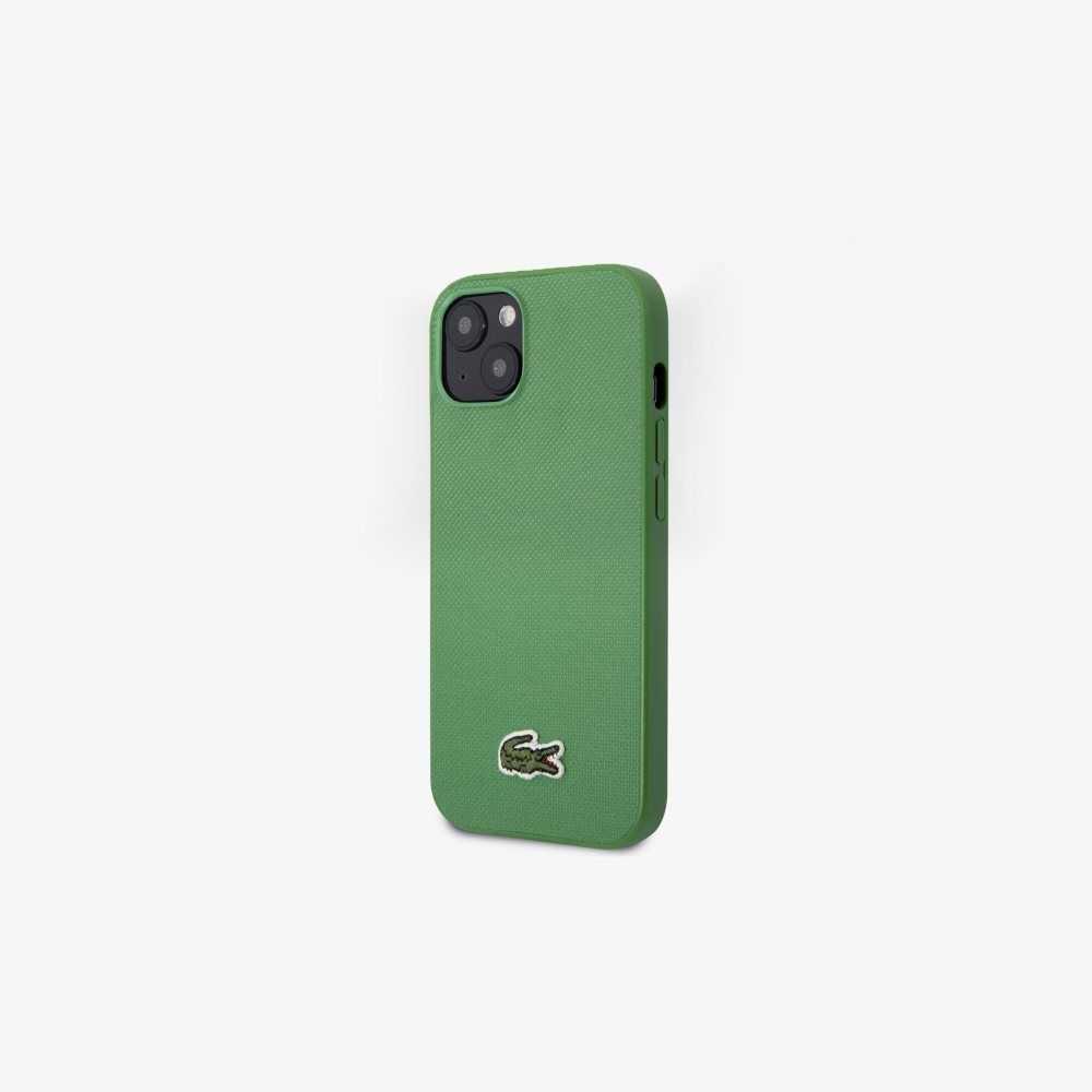 Lacoste Petit Pique Effect iPhone 14 Case Estragon | MHRI-14509