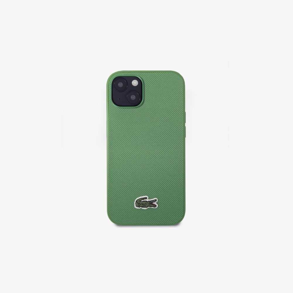 Lacoste Petit Pique Effect iPhone 14 Case Estragon | MHRI-14509