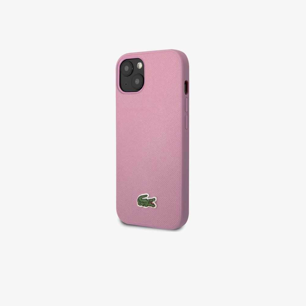 Lacoste Petit Pique Effect iPhone 14 Plus Case Parme | HICY-69432