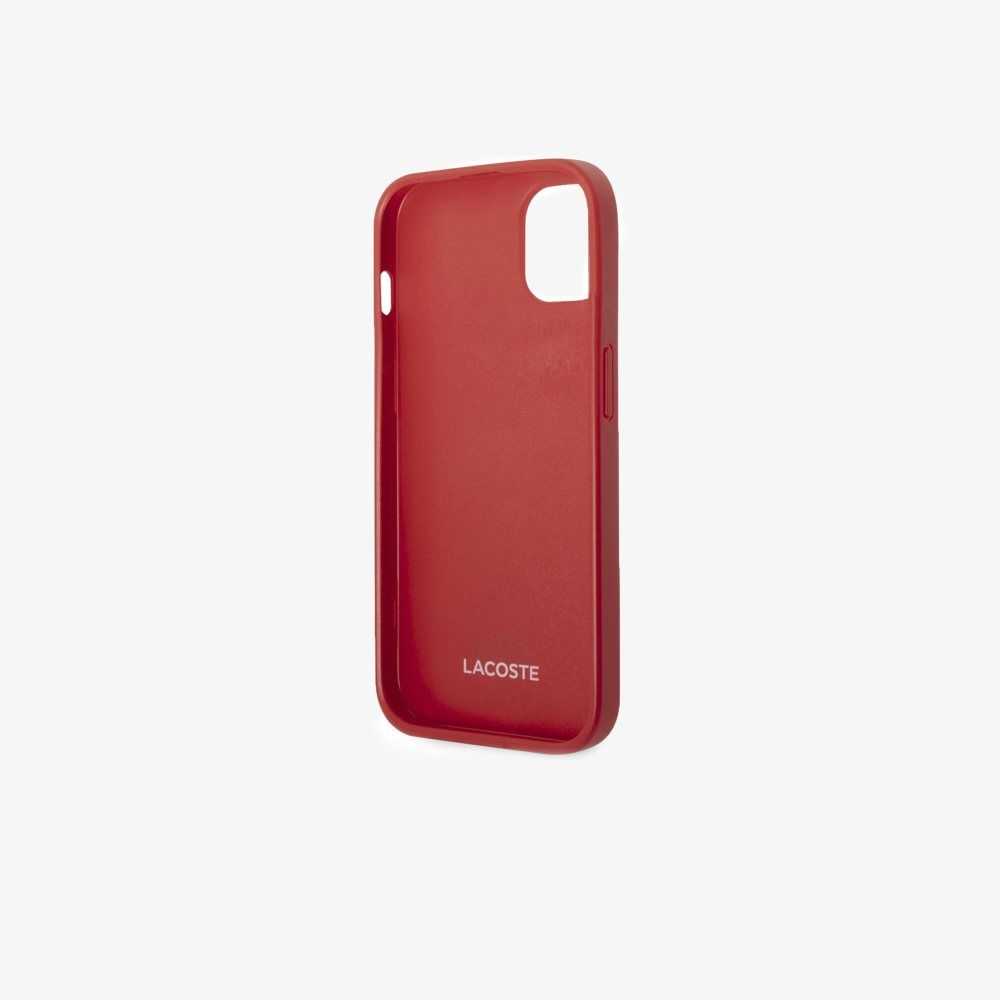 Lacoste Petit Pique Effect iPhone 14 Plus Case Red | MLKF-80294