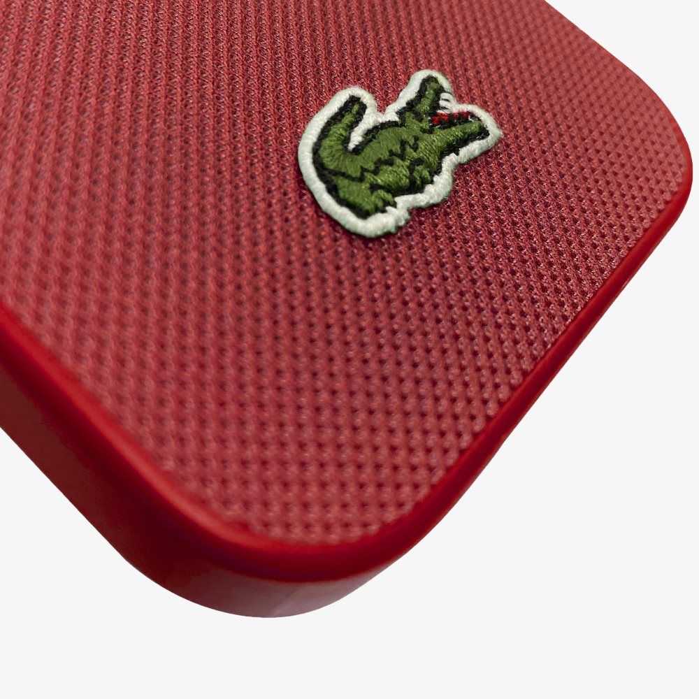 Lacoste Petit Pique Effect iPhone 14 Plus Case Red | MLKF-80294