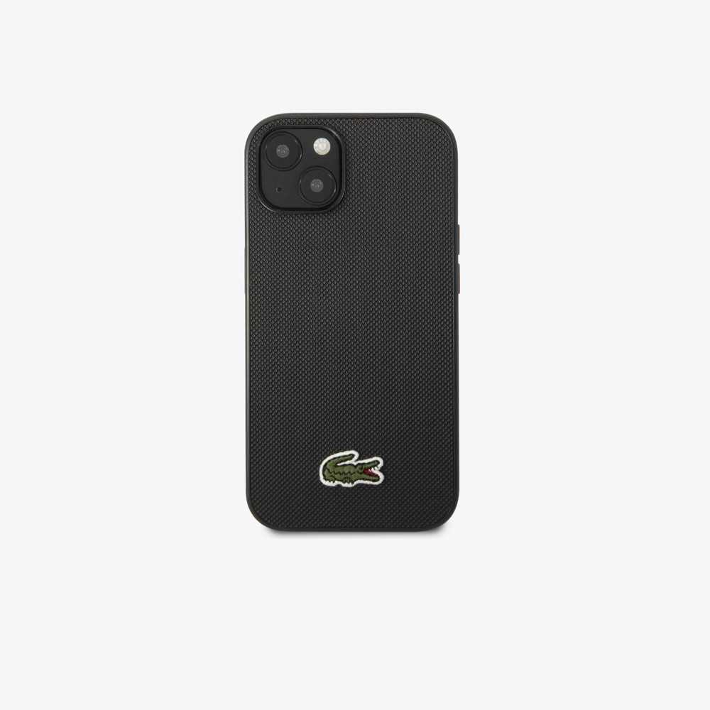 Lacoste Petit Pique Effect iPhone 14 Plus Case Black | VFNA-97546