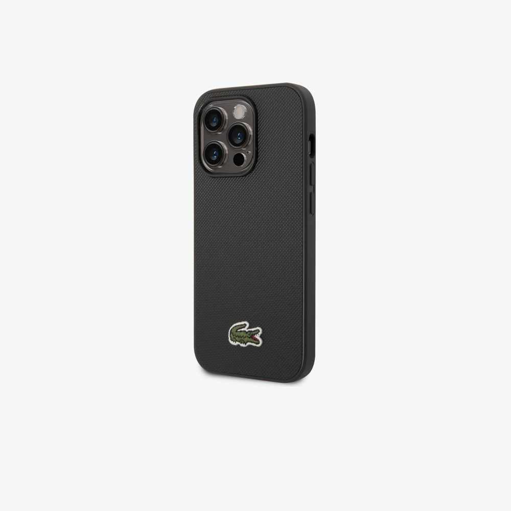 Lacoste Petit Pique Effect iPhone 14 Pro Max Case Black | CZHA-52418