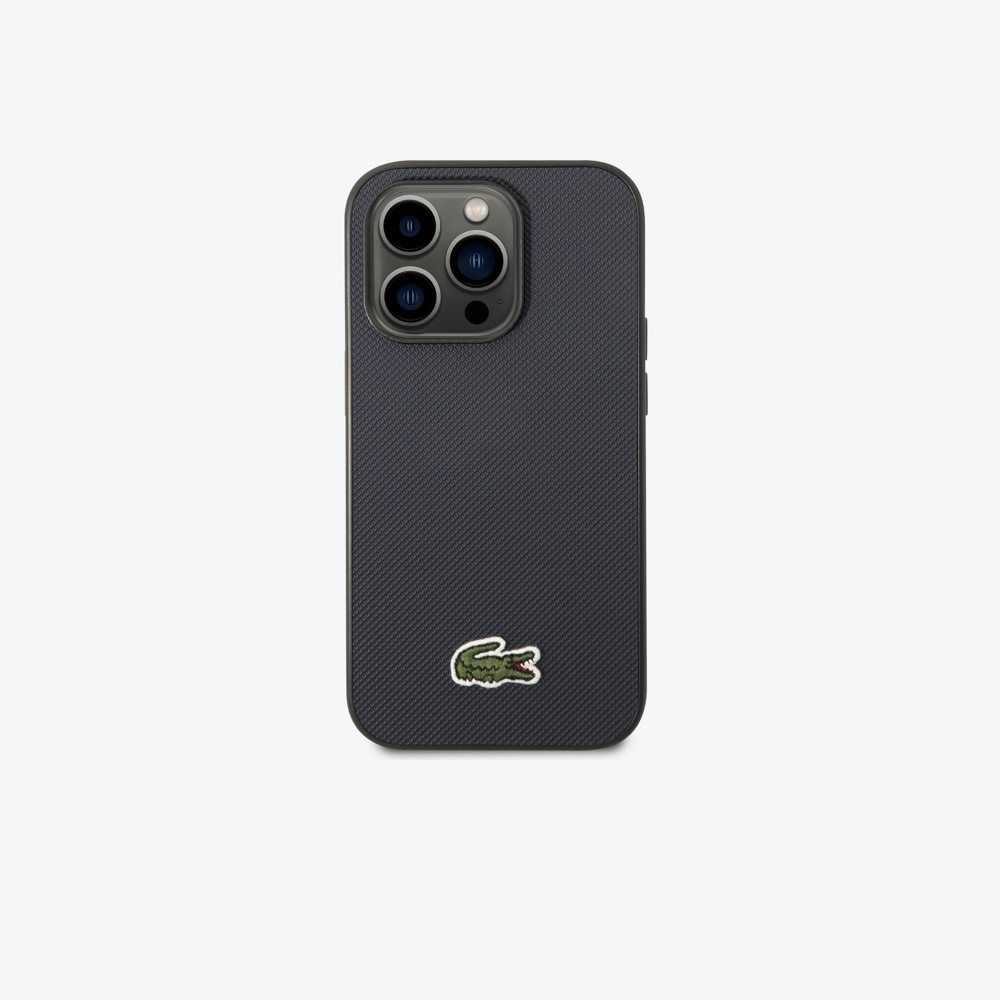 Lacoste Petit Pique Effect iPhone 14 Pro Max Case Penombre | TXRO-72638