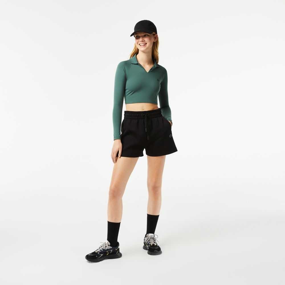 Lacoste Plain Shorts Black | BDRH-47812