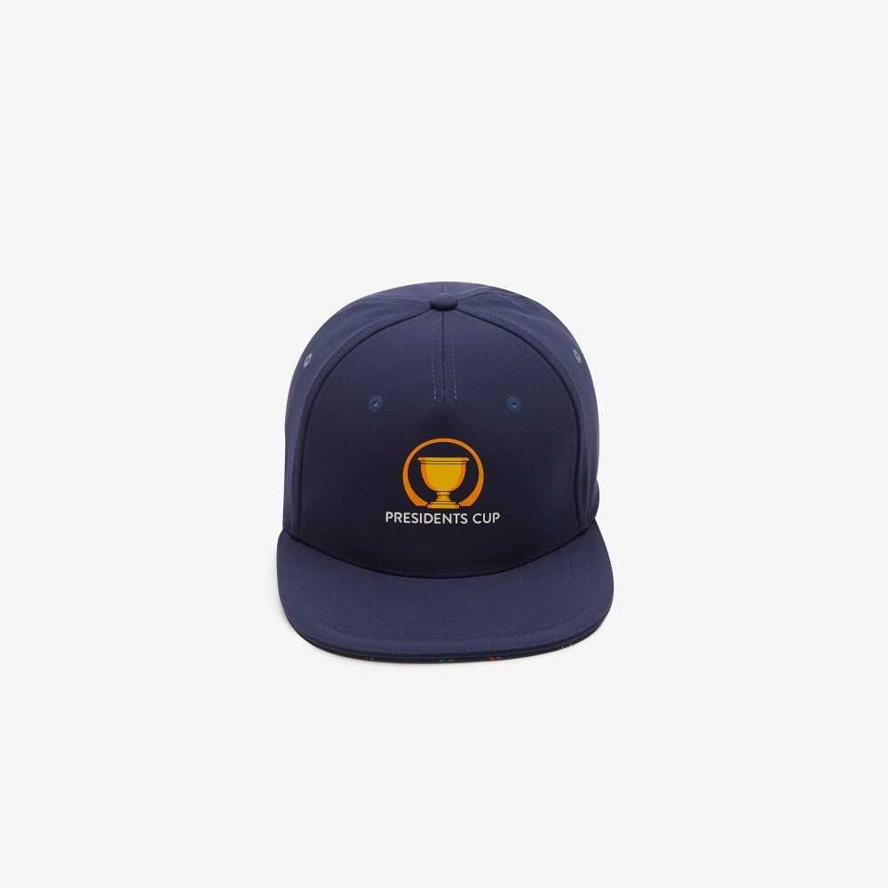 Lacoste Presidents Cup SPORT Adjustable Cap Navy Blue | CFZI-76814