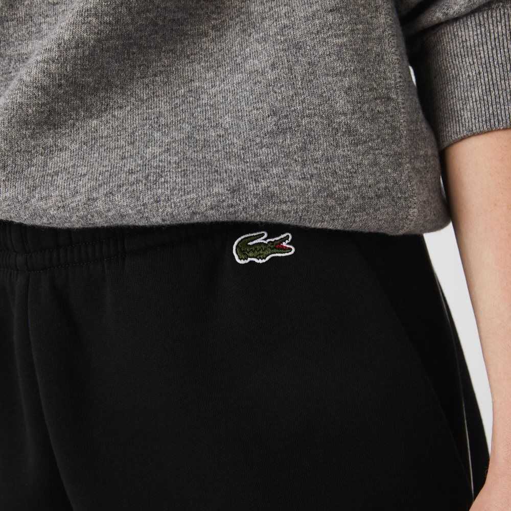 Lacoste Printed Bands Trackpants Black | FGPQ-09378