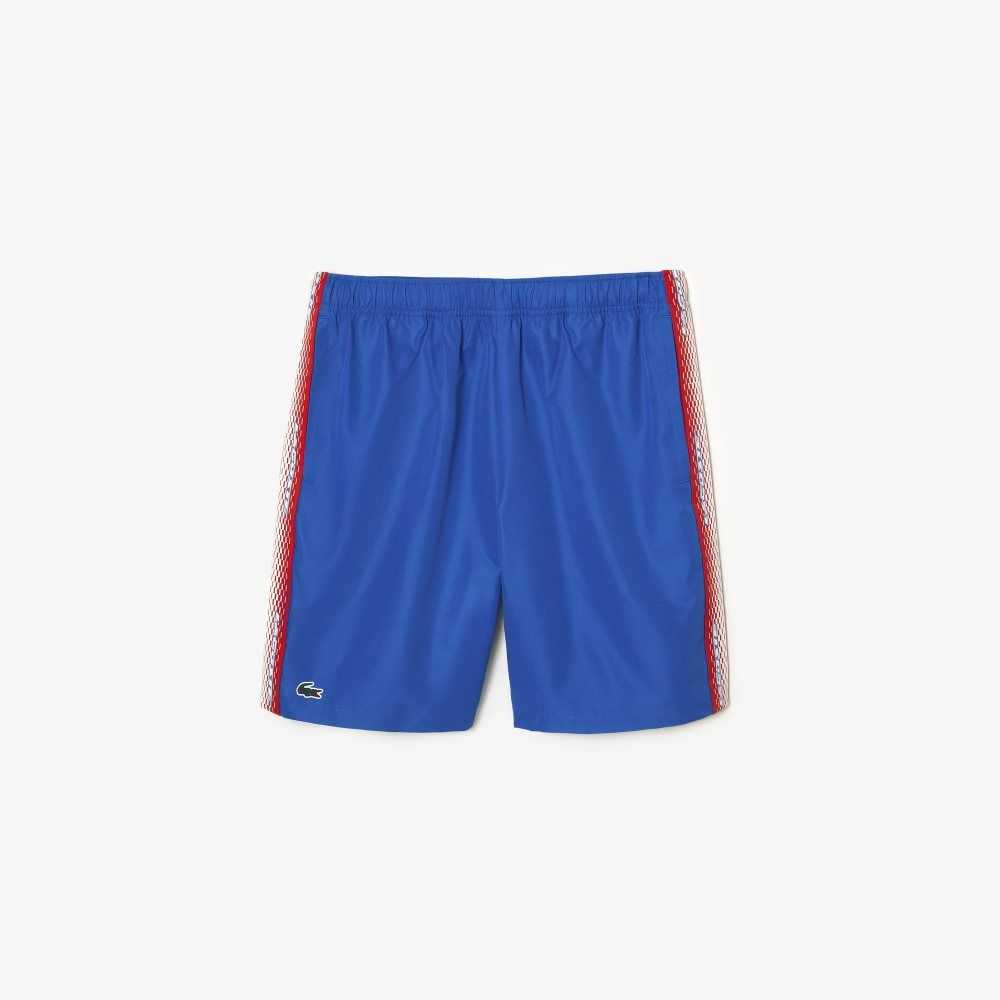 Lacoste Recycled Polyester Tennis Shorts Blue | PLQN-90561