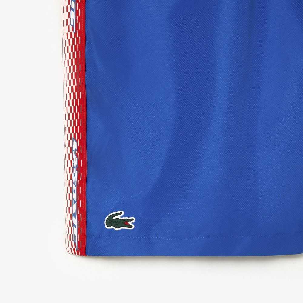 Lacoste Recycled Polyester Tennis Shorts Blue | PLQN-90561